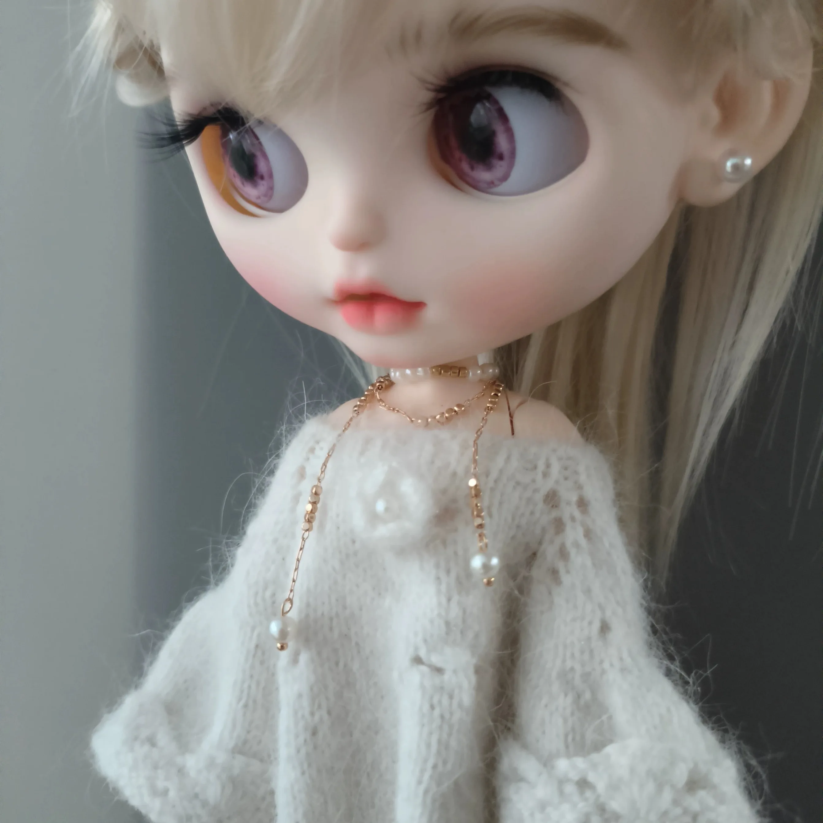 ICY Blyth Doll Jewellery Parts Exquisite Fashion Pearl Tassel/Star/Flower Luxury Versatile Necklace For OB24 Blyth Dress Up
