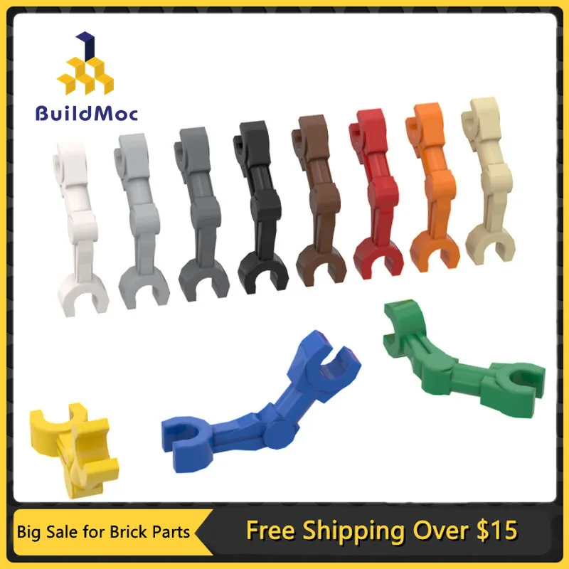 10Pcs MOC Parts 87568 Arm Mechanical Compatible Bricks DIY Assmble Building Blocks Particle Kid Puzzle Brain Toy Gift