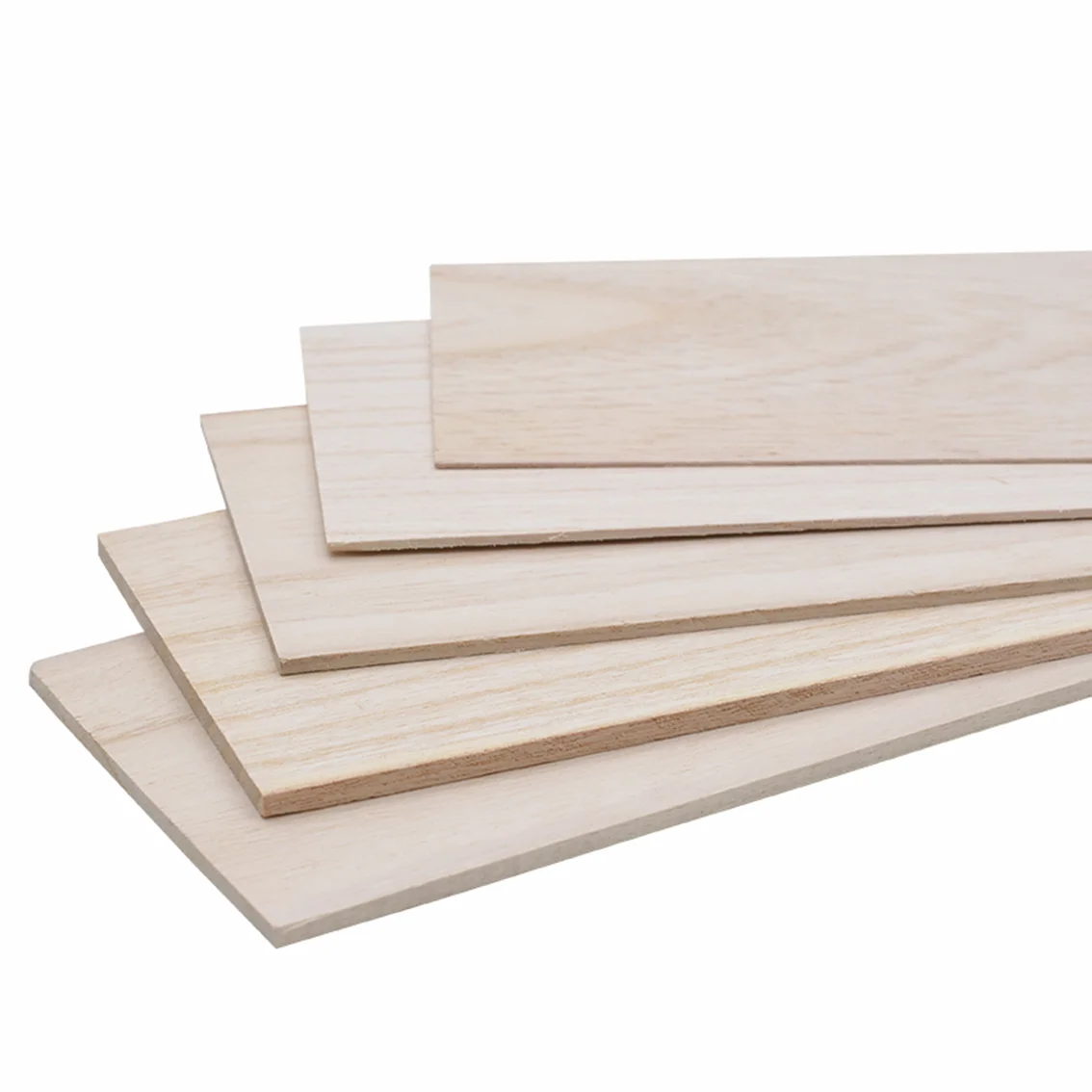 1 Pieza de Madera Real para Manualidades, Material para Modelismo, Grosor de 1-10 mm, Longitud de 100/200/300/400 mm, Ancho de 100 mm, Rodaja de Madera Delgada