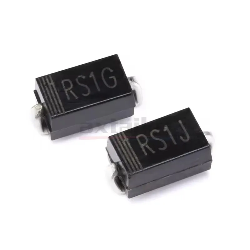 100PCS RS1D RS1G RS1J RS1M SMA DO-214AC 1A 200V 400V 600V 1000V FR104 FR107 SMD Fast Recovery Rectifiers Diode