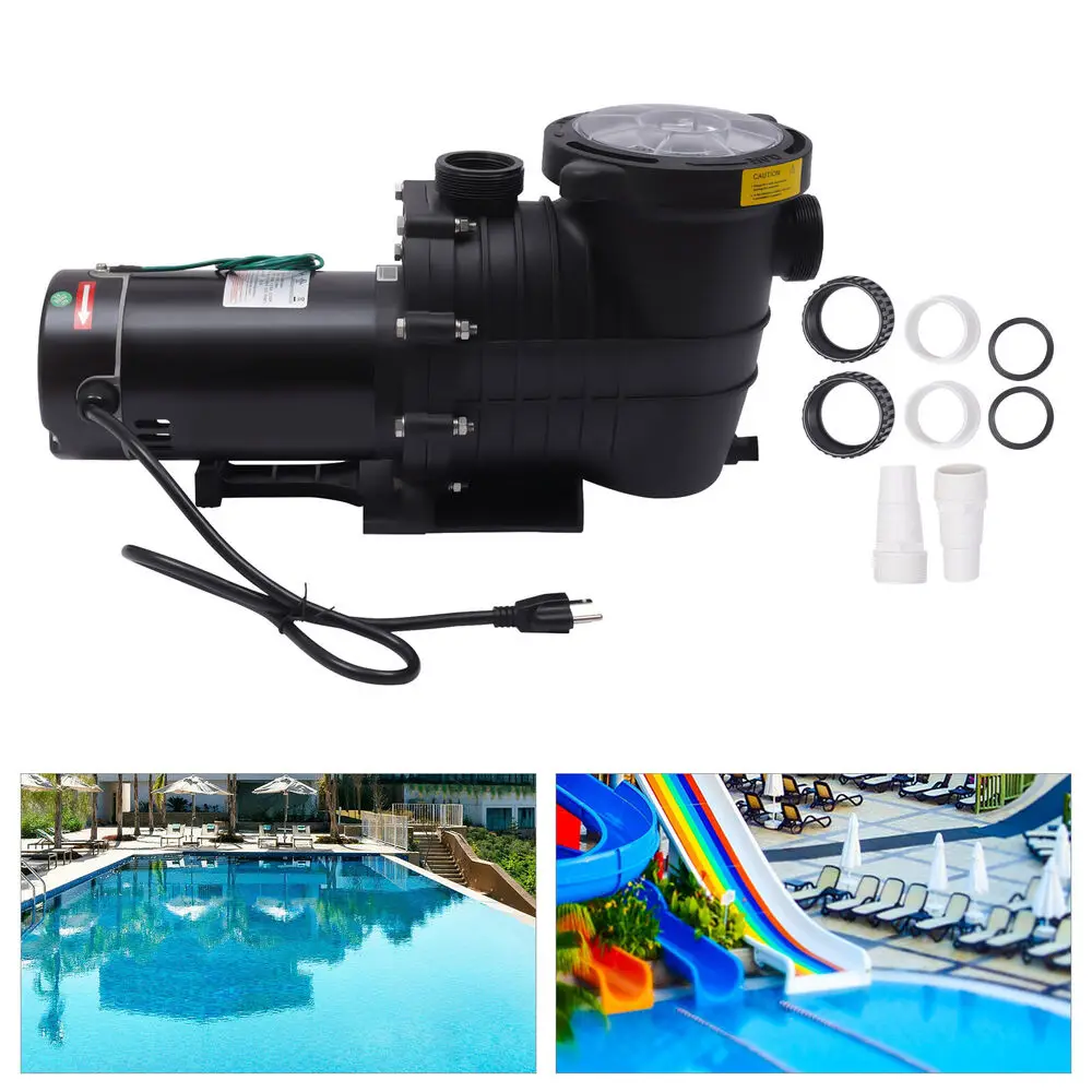 2.0HP Swimming Pool Pump In/Above Ground with Motor Strainer and Filter Basket