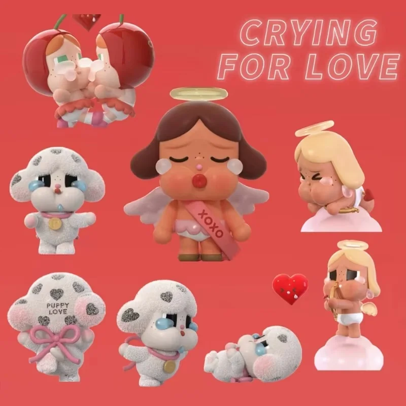 New Genuine Crybaby Crying For Love Valentine'S Day Series Action Figures Toys Fashion Cute Crybaby Model Dolls Children Gift