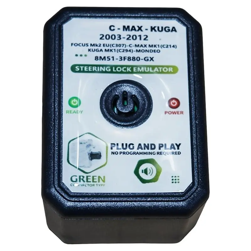 Симулятор блокировки руля ESL ELC SCL для Ford FOCUS C MAX KUGA 2003-2012 8M51-3F880-GX Эмулятор-M54K