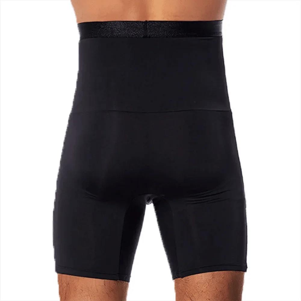 Men High Waist Shorts Slimming Body Shaper Tummy Control Shapewear Fitness Compression Underwear Boxer Shaper Panties