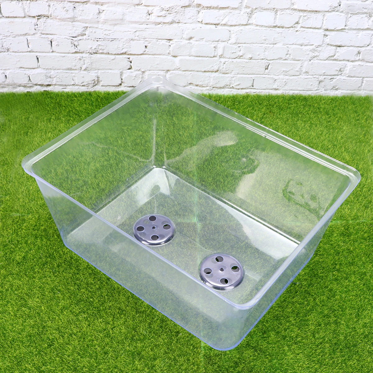 

1 шт. Прозрачная пластиковая крышка для горшков с вентиляцией для сохранения тепла, увлажняющая защитная крышка для садовых кашпо и поддонов