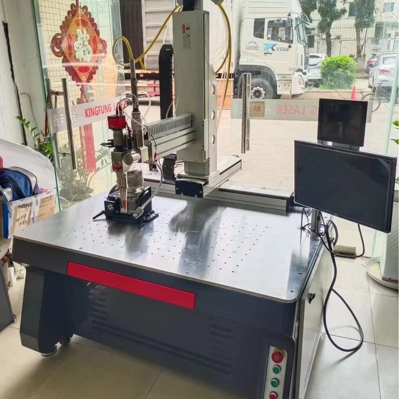 Mesin Las Laser Platform Lengan Robot Bingkai Aluminium Otomatis