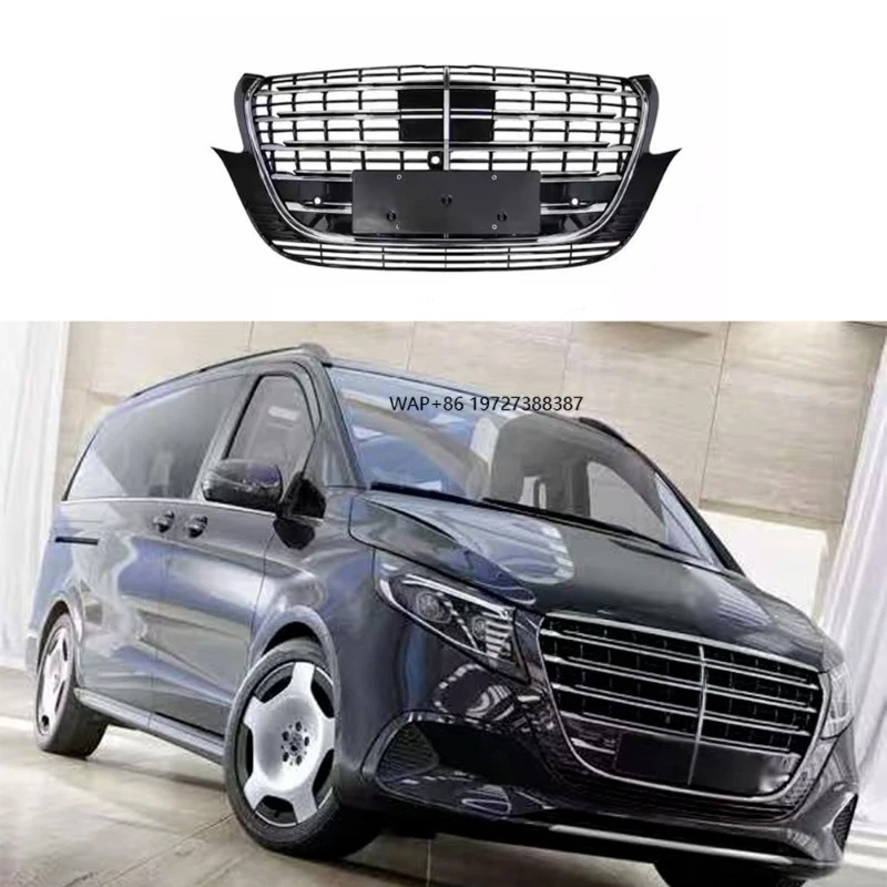 

New Style Front Grille Upper Radiator Grill for V-Class W447 V260 V250 Exterior Upgrade Parts