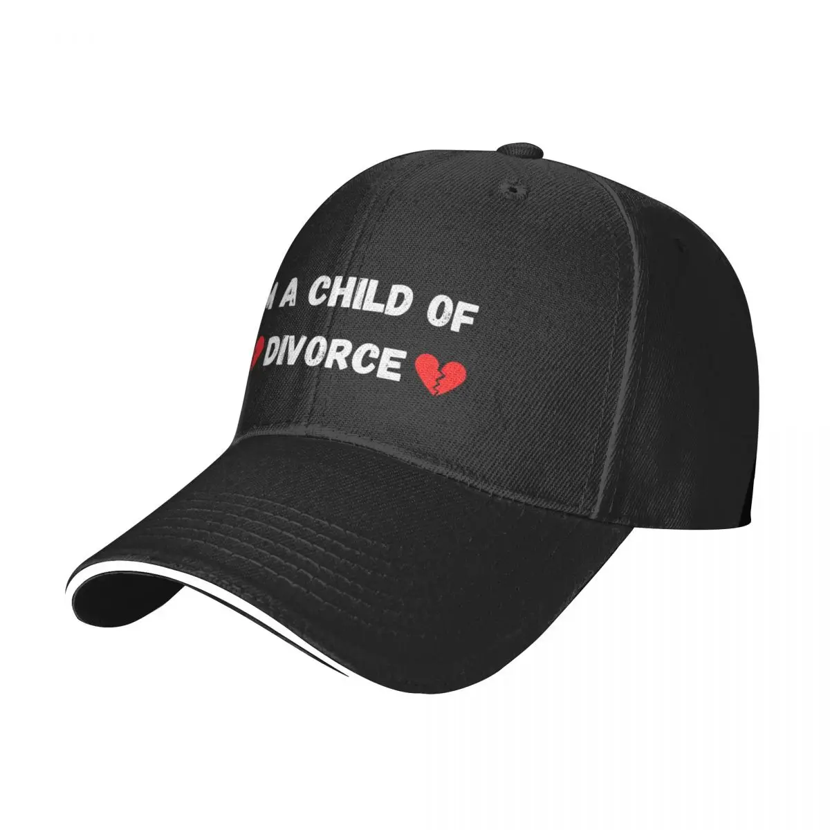 I'm a child of divorce Baseball Cap Kids Hat Trucker Hat Hat Baseball Cap Male Women's