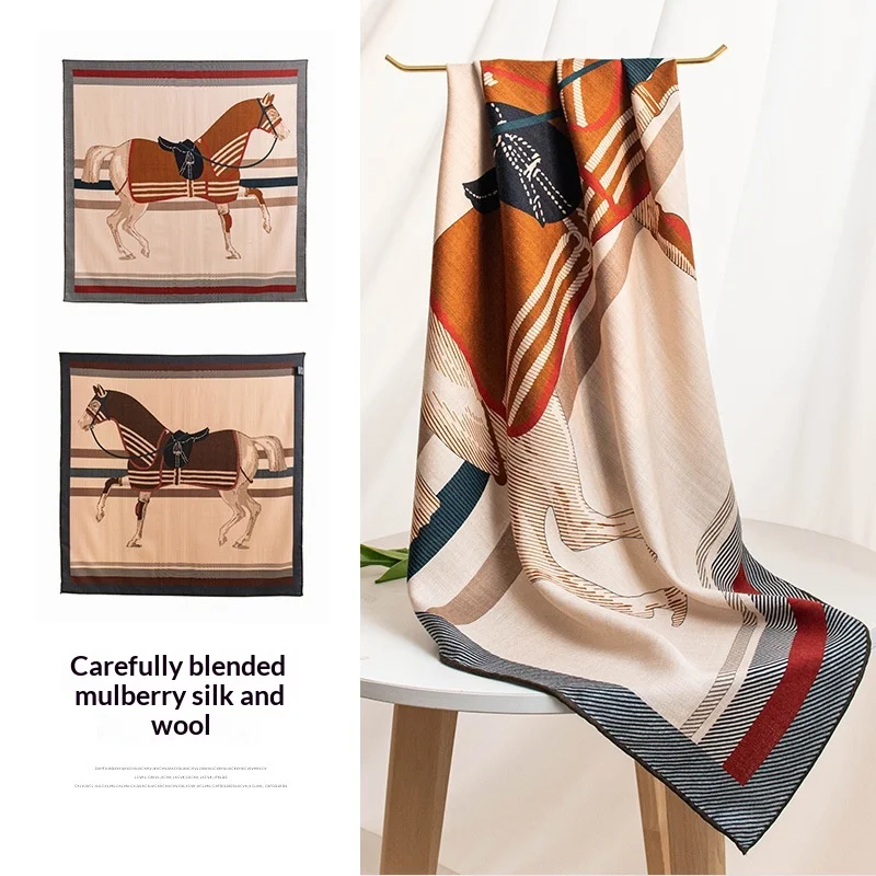 British-style decorative scarves, warm wool scarves, and high-end shawls with high-end retro scarves