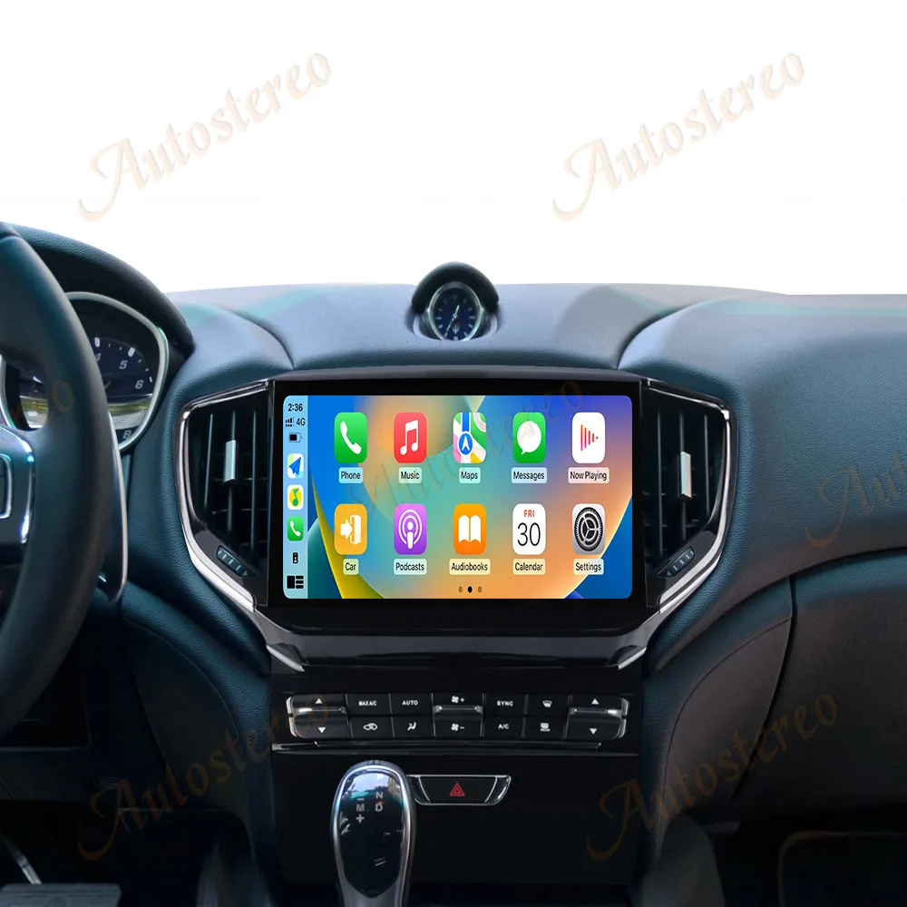 10.5 inch Automotive Central Multimedia 2 Din Screen Android For Maserati Ghibli  2013-2016 Car Radio Stereo Receiver Carplay