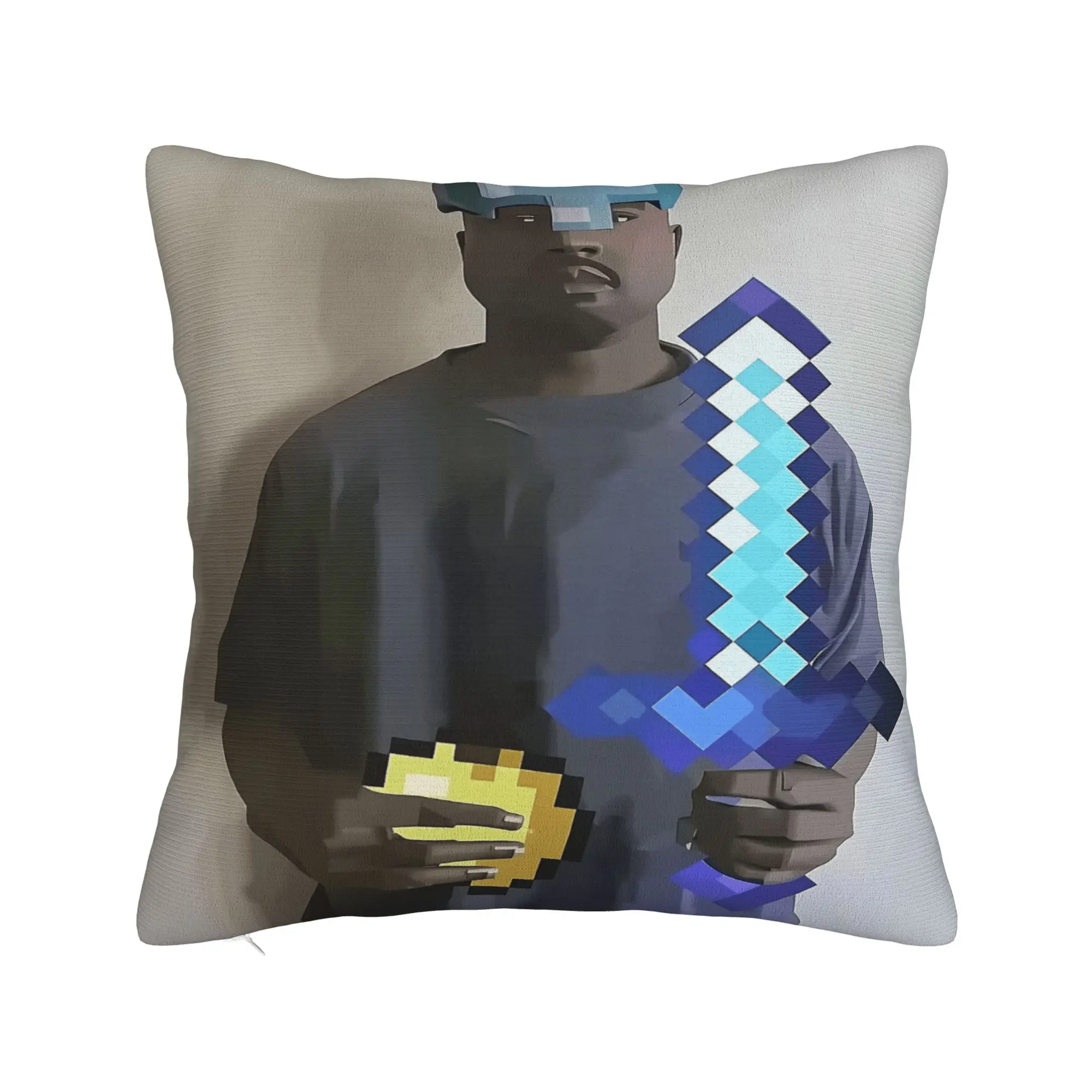 Funny Kanye West Meme Pillow Cover  Custom Cushion Cover Retro Trendy Pillow Case For Sofa Car Home Decor