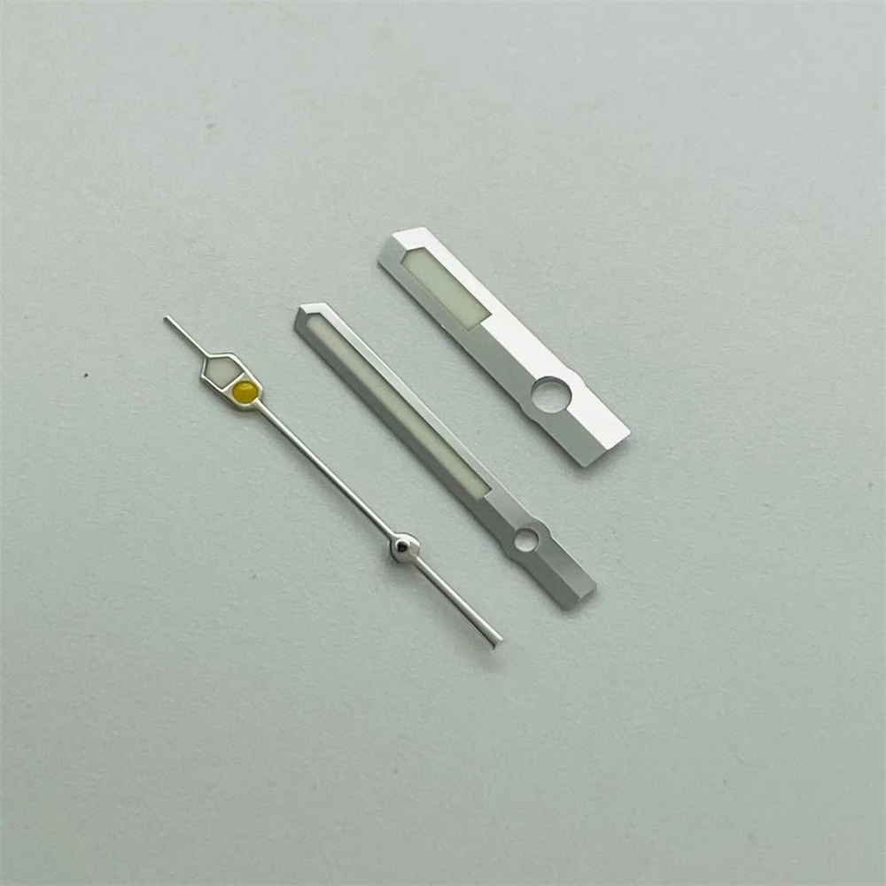 إبرة ساعة خضراء مضيئة ، حركة ميكانيكية ، تعديل ساعة غوص ، مستعمل ، NH35 ، NH36 ، جديد