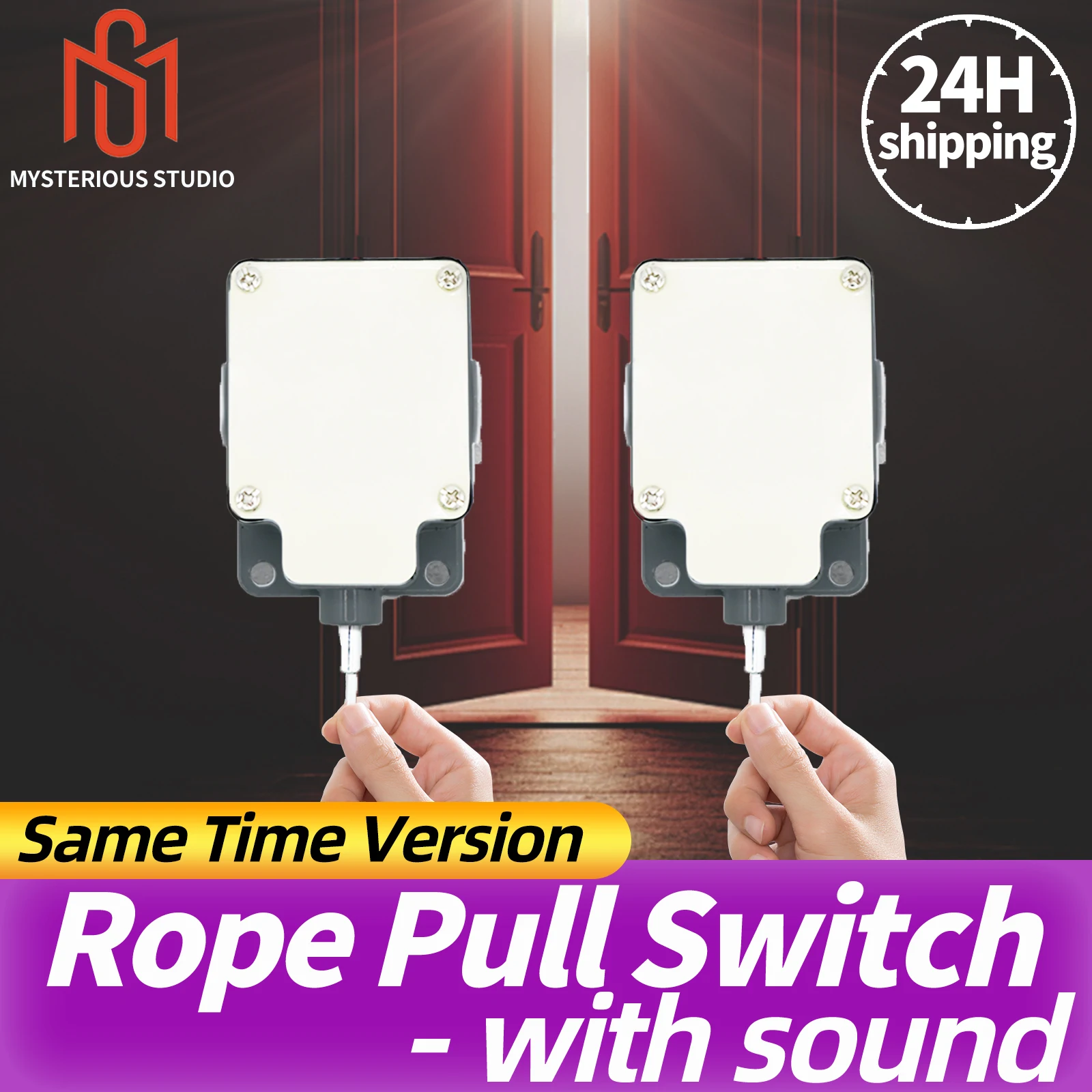 

Загадочный студийный магазин Escape Room Реквизит Веревка Pull Switch Pull the Rope at the Tame Time to Unlock Game Puzzle со звуком