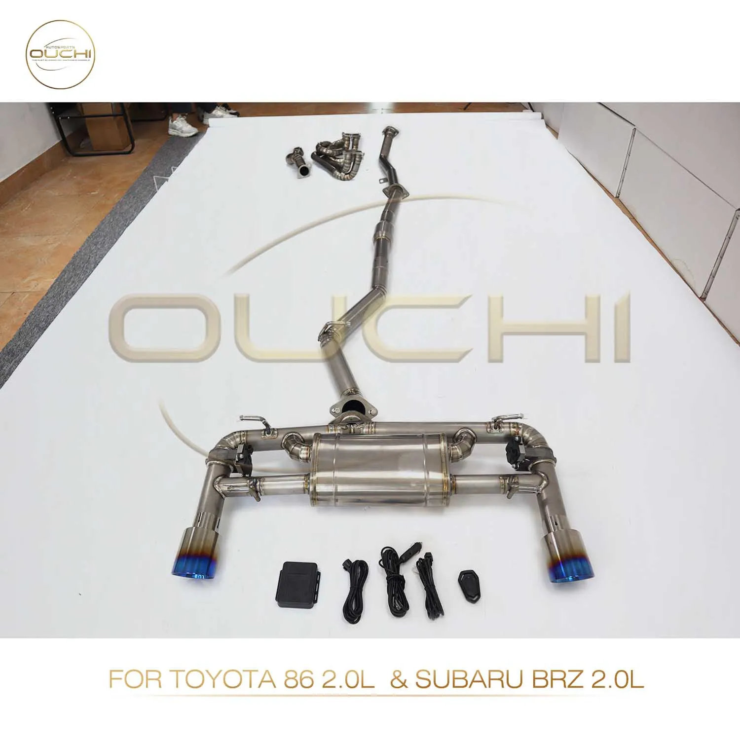 High Performance catback for Toyota 86 2.0L & Subaru BRZ 2.0L OUCHI manifold Titanium Alloy Exhaust Car Accessories Header