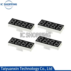 10PCS Led Display Digit Tube 7 Segment 0.28 0.36 0.4 0.56 Inch Red 4 Bit  Common Cathode Anode Led 7segment with Clock