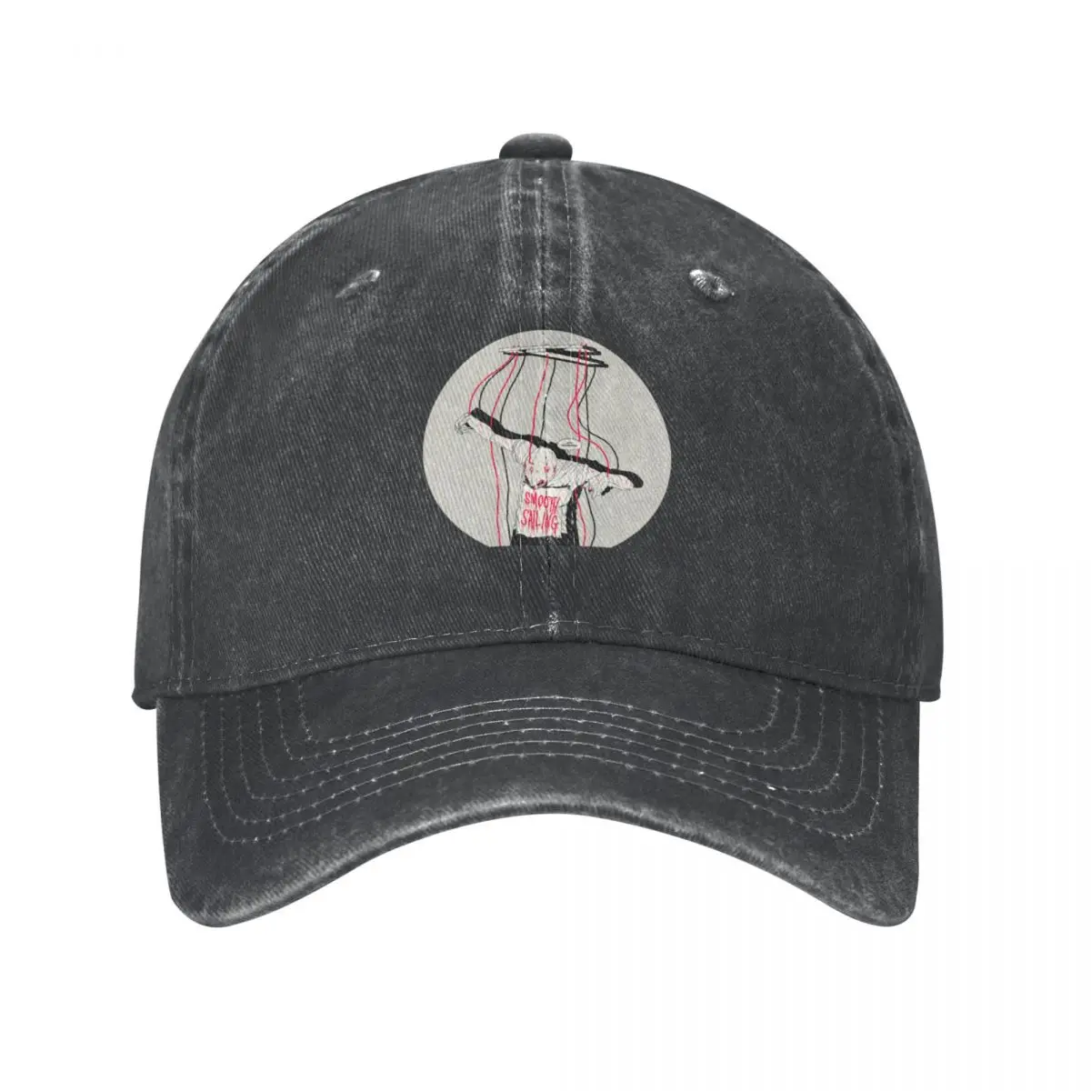 Bloody eyes villains qotsa smooth sailing red rope Cowboy Hat Icon Military Cap Man Mens Hats Women's
