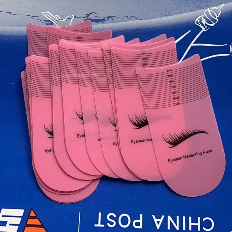 5/10PCS Eyelash Length Measuring Ruler Portable Eyebrow Soft Plastic  Makeup Tool  Extension Growth Accessory