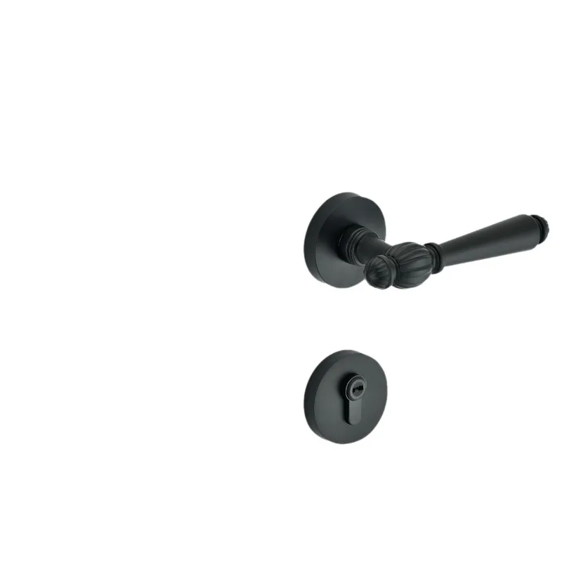 

Indoor door handle light luxury anti-theft and anti-skid universal wooden door silent split door handle lock