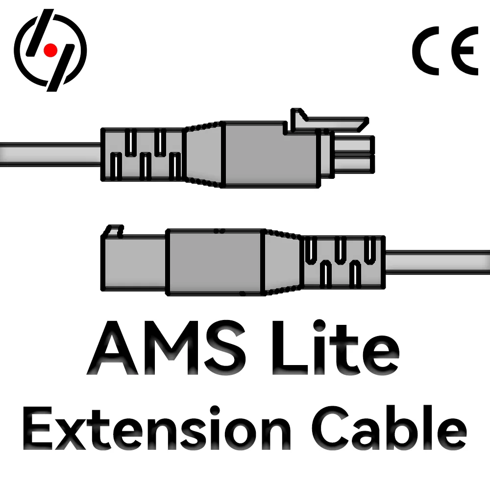 كابل تمديد بامبو لاب AMS لايت 1 متر 4 سنون للطابعة ثلاثية الأبعاد A1/A1mini