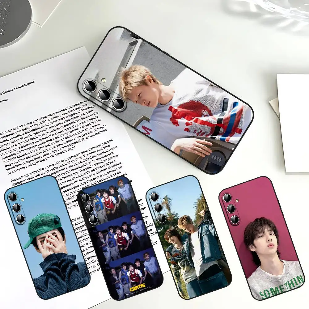 

Cool C-CORTIS Phone Case For Samsung S24/S25/S22 S30/A51 52/Lite/Ultra/5G/Plus/FE - Slim Shockproof Black Protection