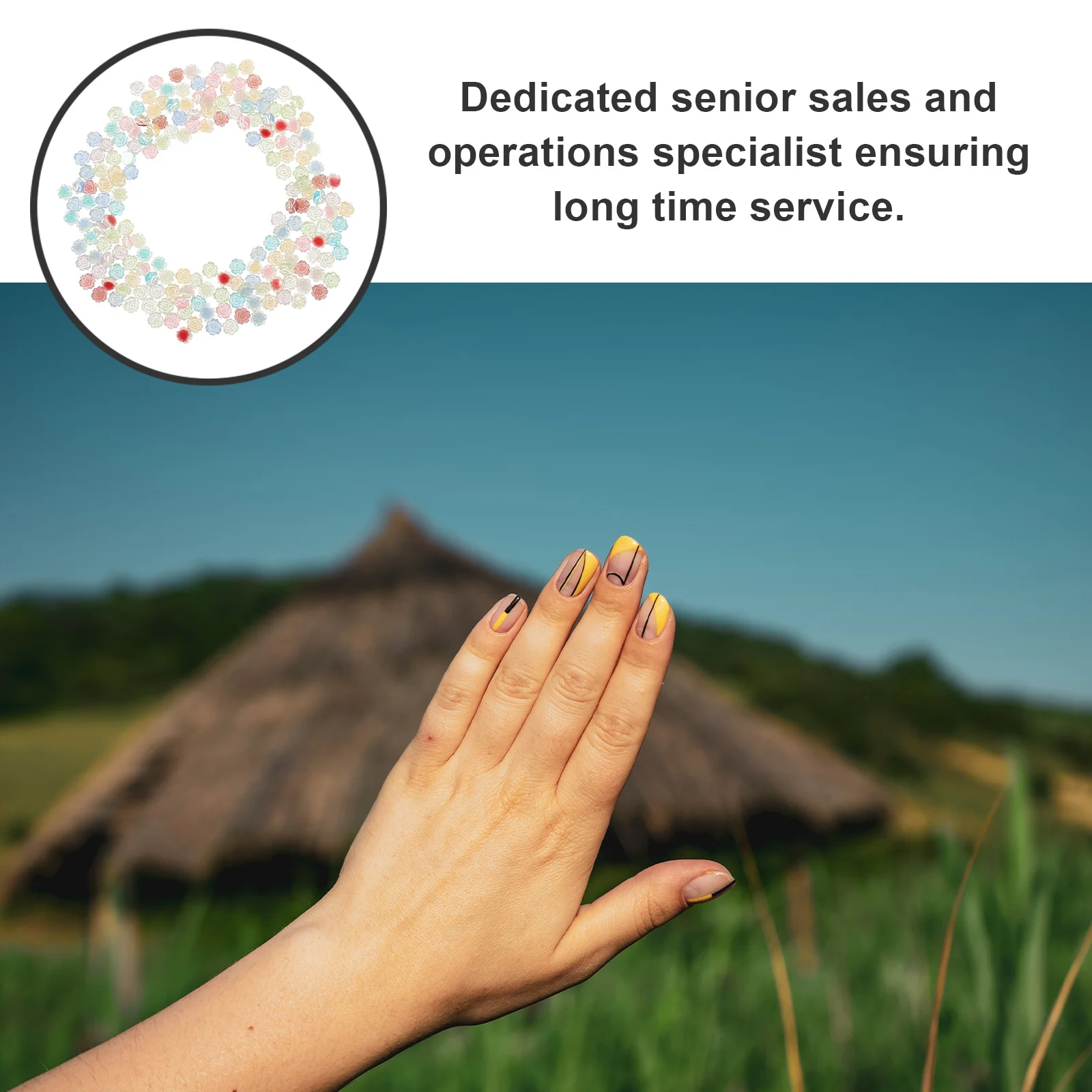 

200Pcs Resin Nail Charms Floral Nail Art Supplies Beautiful Camellia Rose Design Decorative Accessories Mini Roses for Crafts