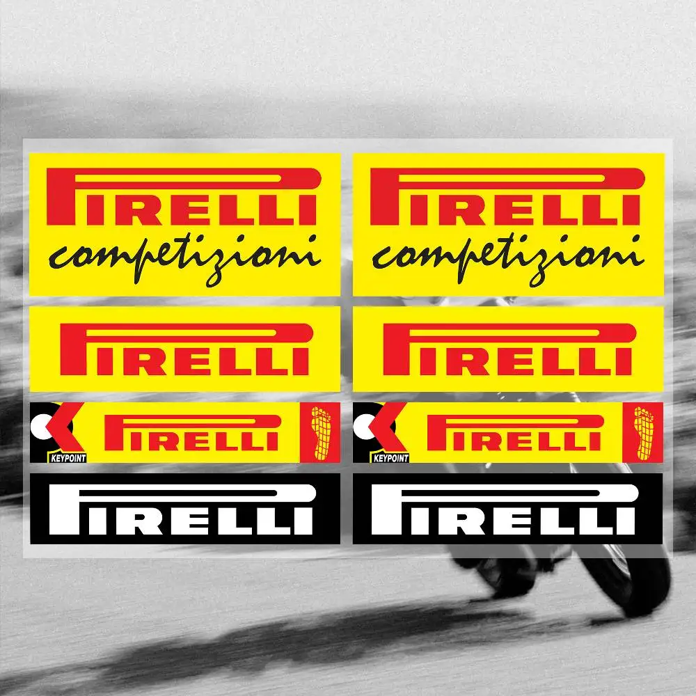 

Italy Pirelli Stickers Moto Sticker Auto Body Bumper Windows Motorcycle Laptop Walls Vinyl Decal Car Tuning Accessories