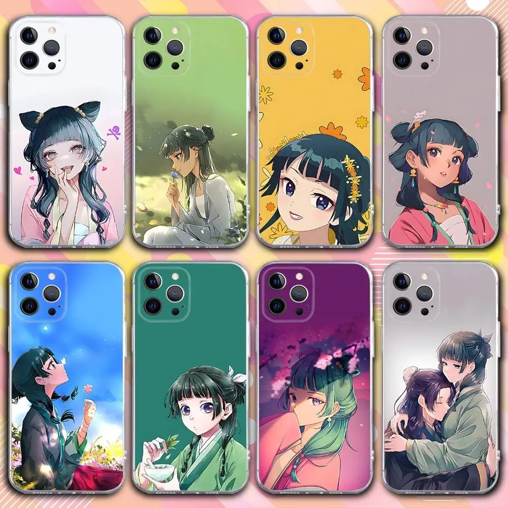 

Apothecary Maomao Diaries Phone Case For iPhone 17,16,15,14,13,12,11 Pro,Max,Plus,X,XS,XR,SE4,E Mini Transparent Soft Cover