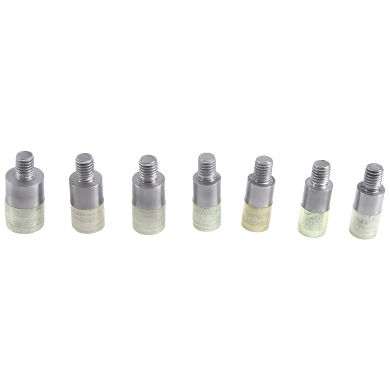 Double Cap Rivets Dies Mould Tool For Hand Press Machine Size 5Mm 6Mm 7Mm 8Mm 9Mm 10Mm 12Mm DIY Craft Supplies 7Sets