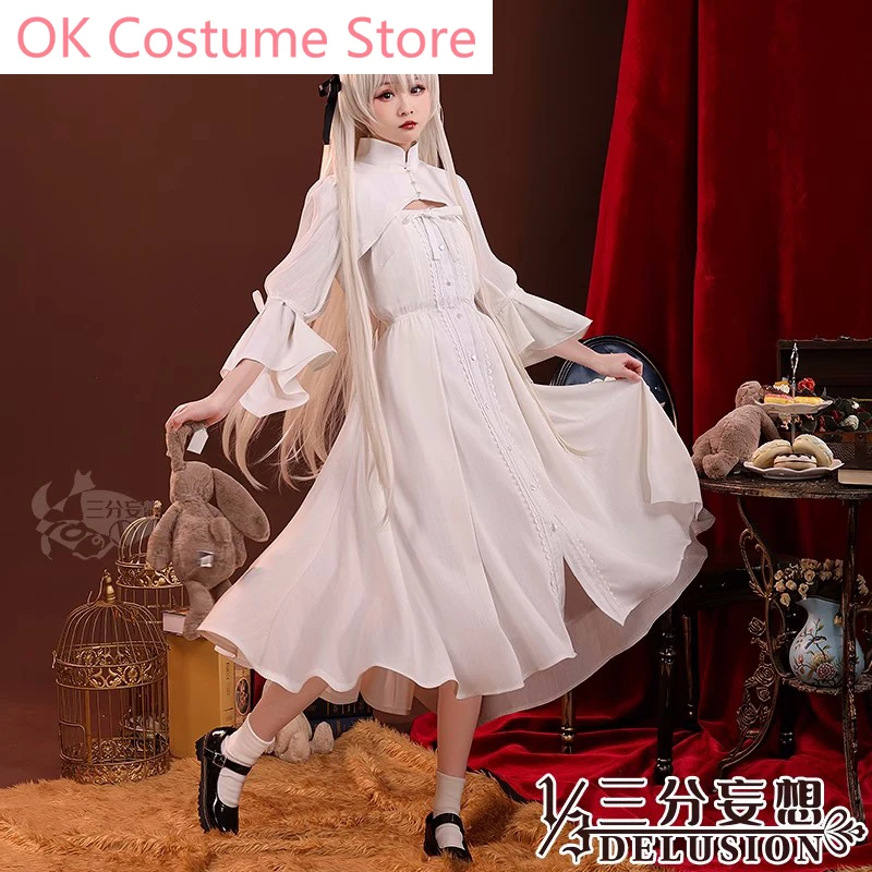 Anime! Yosuga no Sora Kasugano Sora Game Suit Elegant Lovely Dress Uniform Cosplay Costume Halloween Party Outfit Women