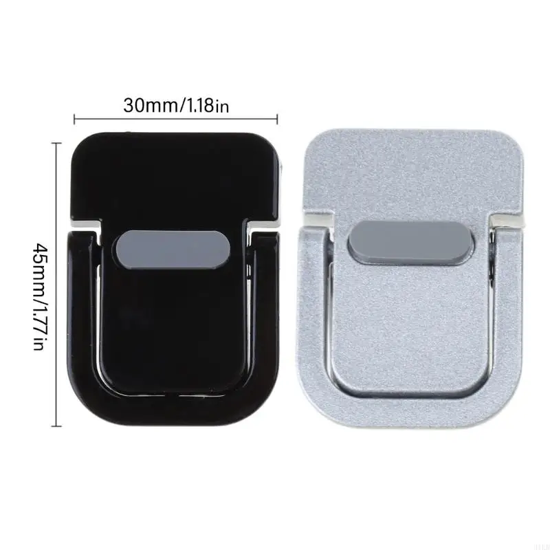 31kb 2pcs computadoras portátiles autoadhesivas aluminio soporte para computadora invisible