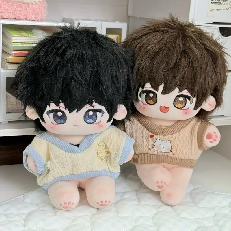 

20cm The Lost Tomb Wu Xie Zhang Qiling Cotton Doll Plush Toy Anime Peripherals Desktop Room Ornament Fans Birthday Gift Toy