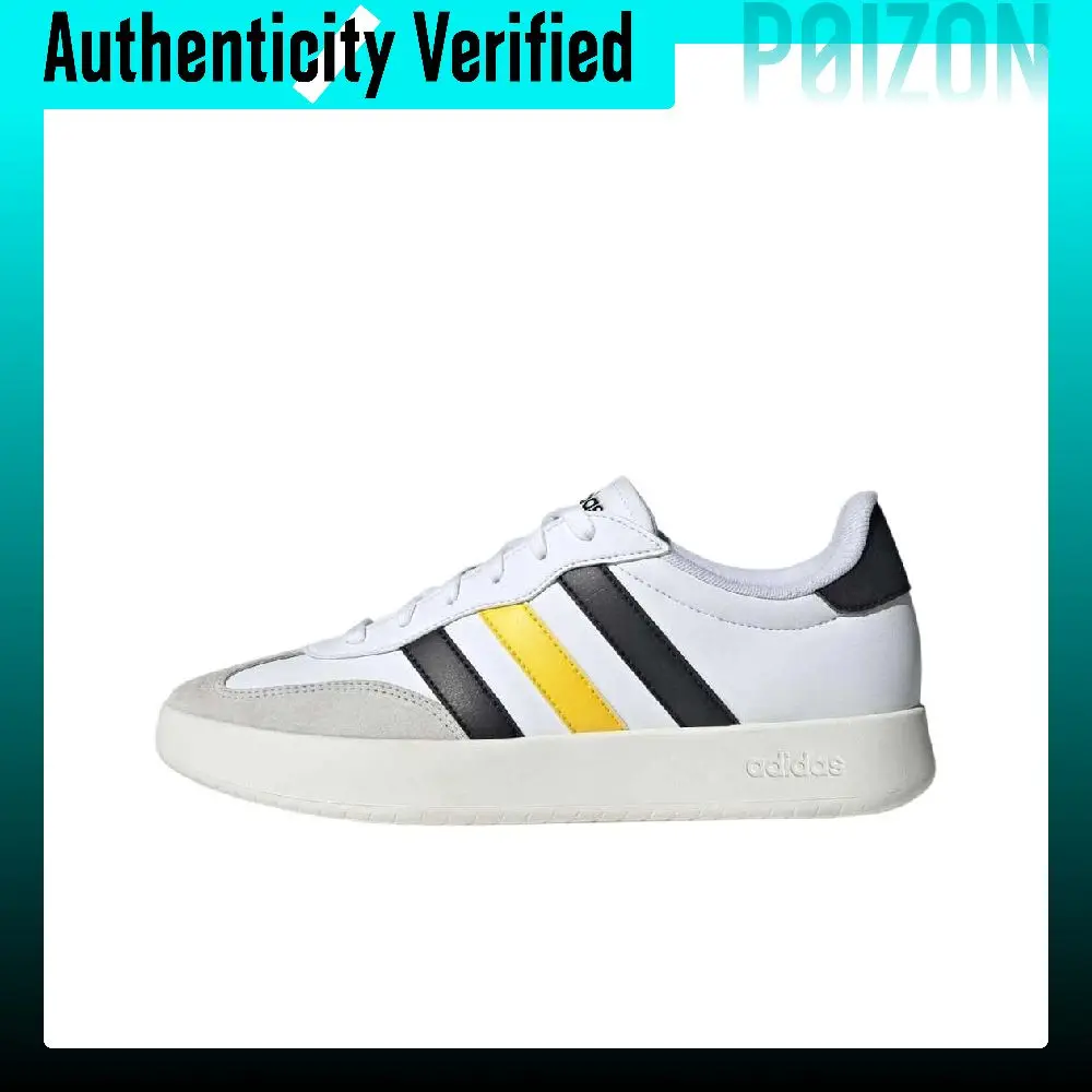 Adidas BARREDA Abrasion Resistant Breathable Low top German Army Trainers Men's White JI2311