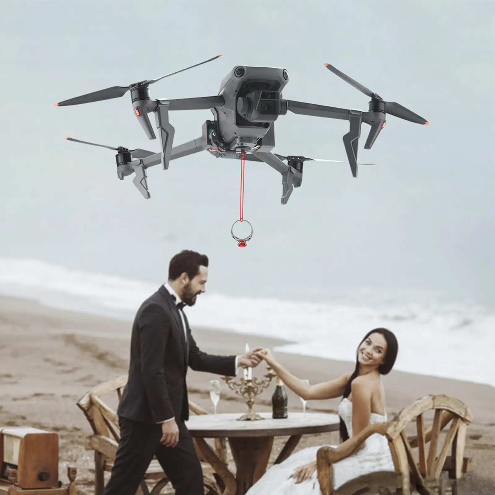 Dispositivo de caída de liberación de carga útil para Mavic 3, se puede entrega remota