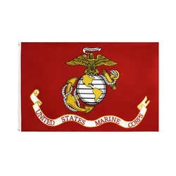 3 by 5 ft Polyester United States of American Army USMC Marine Corps Flag