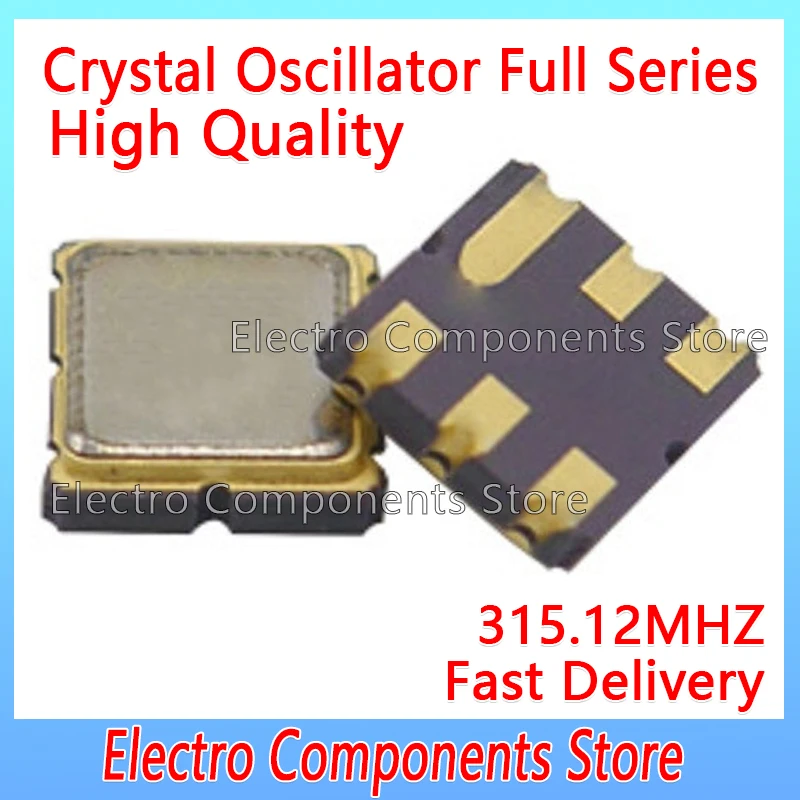 315.12MHZ FS-335 315.12M EPSON SWA Filter Surface Acoustic Wave Resonator 3.8*3.8 Quartz Crystal 315.120000MHZ for Automotive