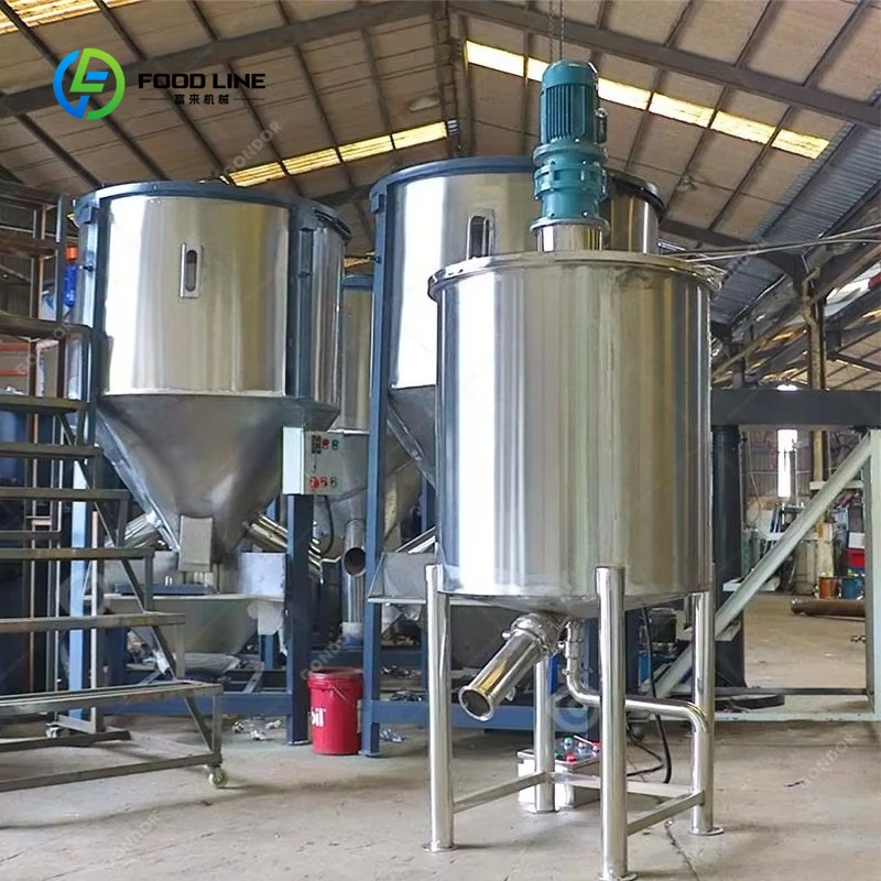 Customized Conical Beverage Honey Dispenser Penyimpanan Milk Storage Agitation Depositor Storage Tank Tangki with Agitator