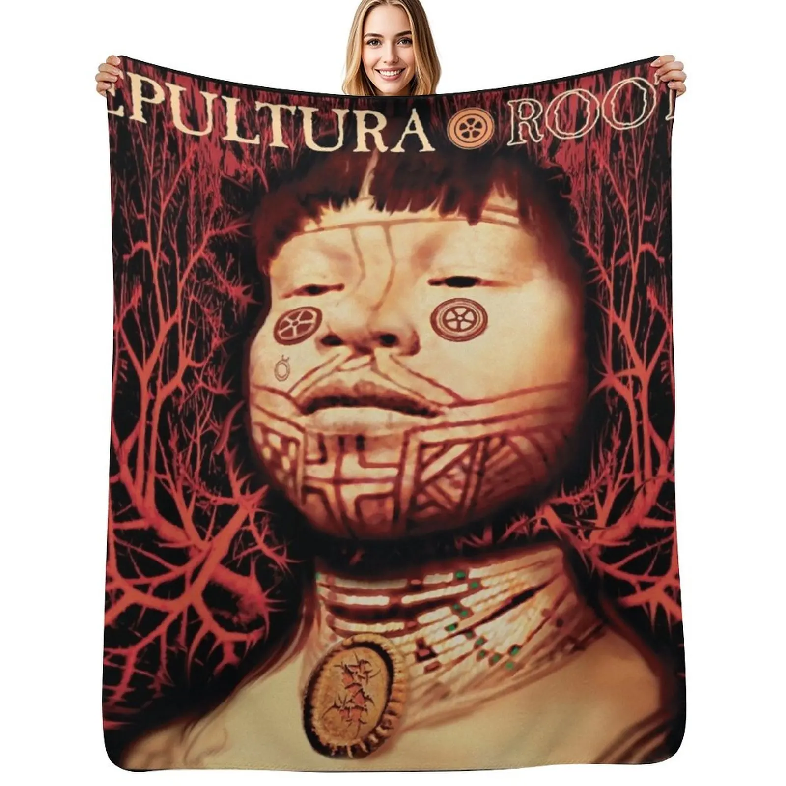 

Roots Album Throw Blanket Soft Beds funny gift christmas gifts Polar Blankets