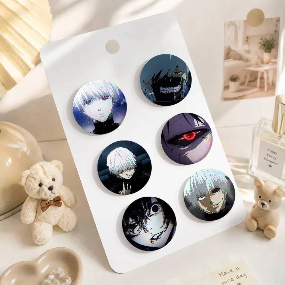 A-tokyo-Ghoul-S- Fashion Button Badge Pin Set Cool Anime Game Cartoon Music Design Brooch For Backpack Clothes
