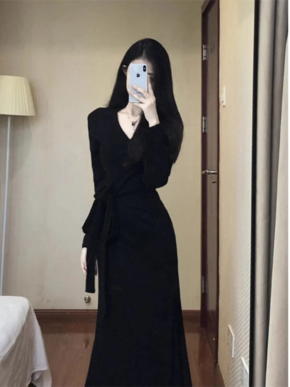 Impressionante feminino envoltório dr emagrecimento com cinto linha a saia camada base desgaste interno outono temporada longo sve v-ne ins sle