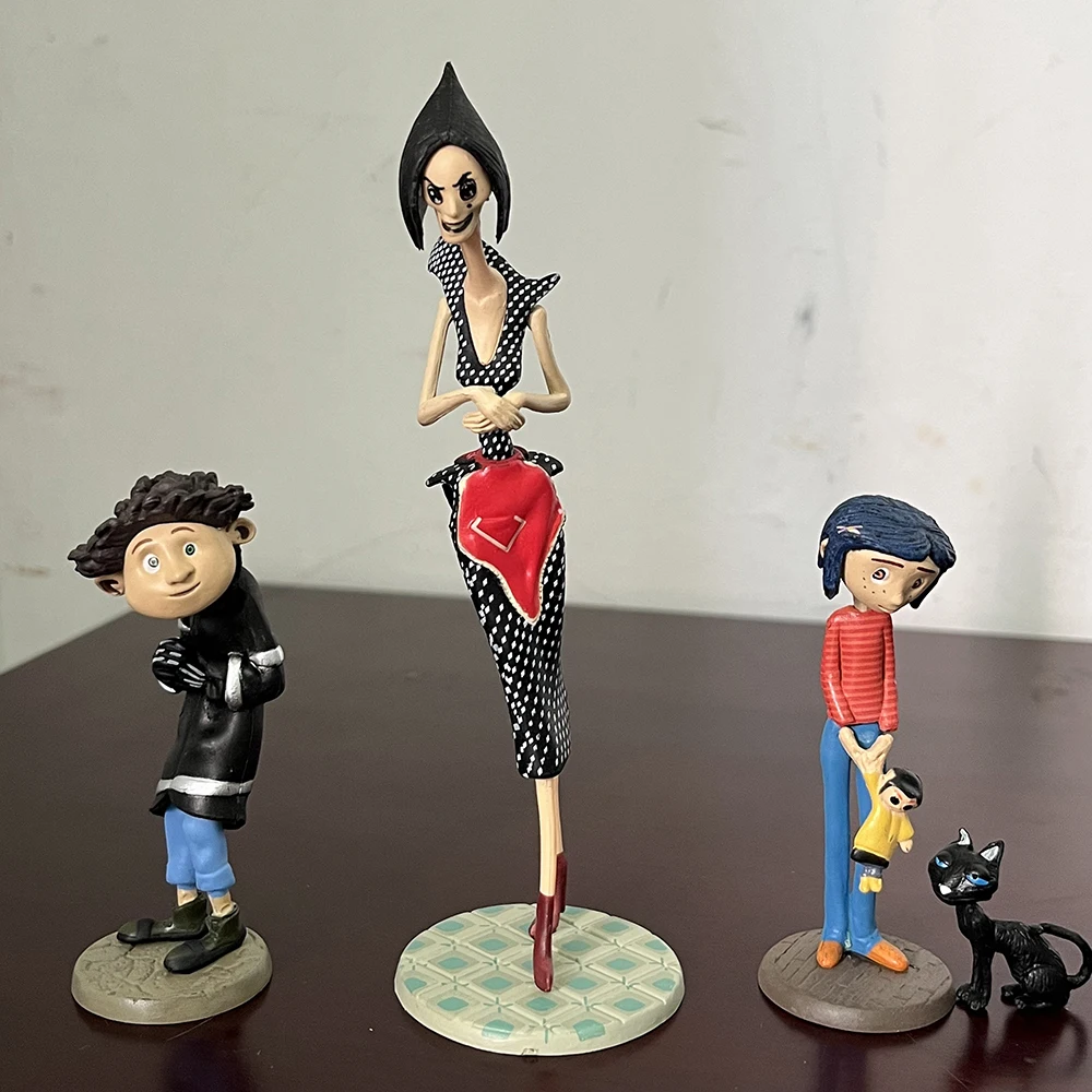 Coraline Figure Charlie Jones‌ Figure Mr. Jones‌ Ghost Father‌ Anime Coraline & the Secret Door Crooked Doll Toy Model Gift