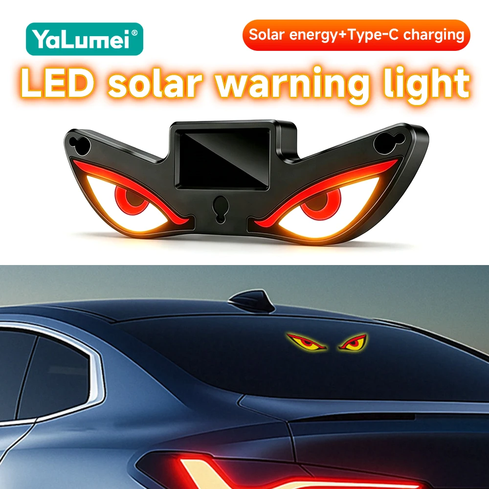 Accesorios de Luz LED Solar de Advertencia para Autos BYD Tang Atto3 Yuan Plus Seal Song Dolphin Sealion Shark Sealion 6 Sealion 8 Tang L
