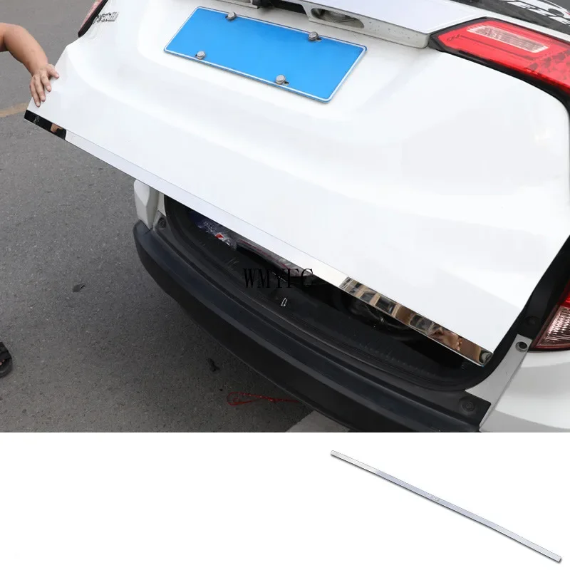 Fit For Honda HRV HR-V Vezel 2014 - 2020 Auto Accessorise Rear Tail Trunk Door Lid Tailgate Overlay Strip Cover Trim