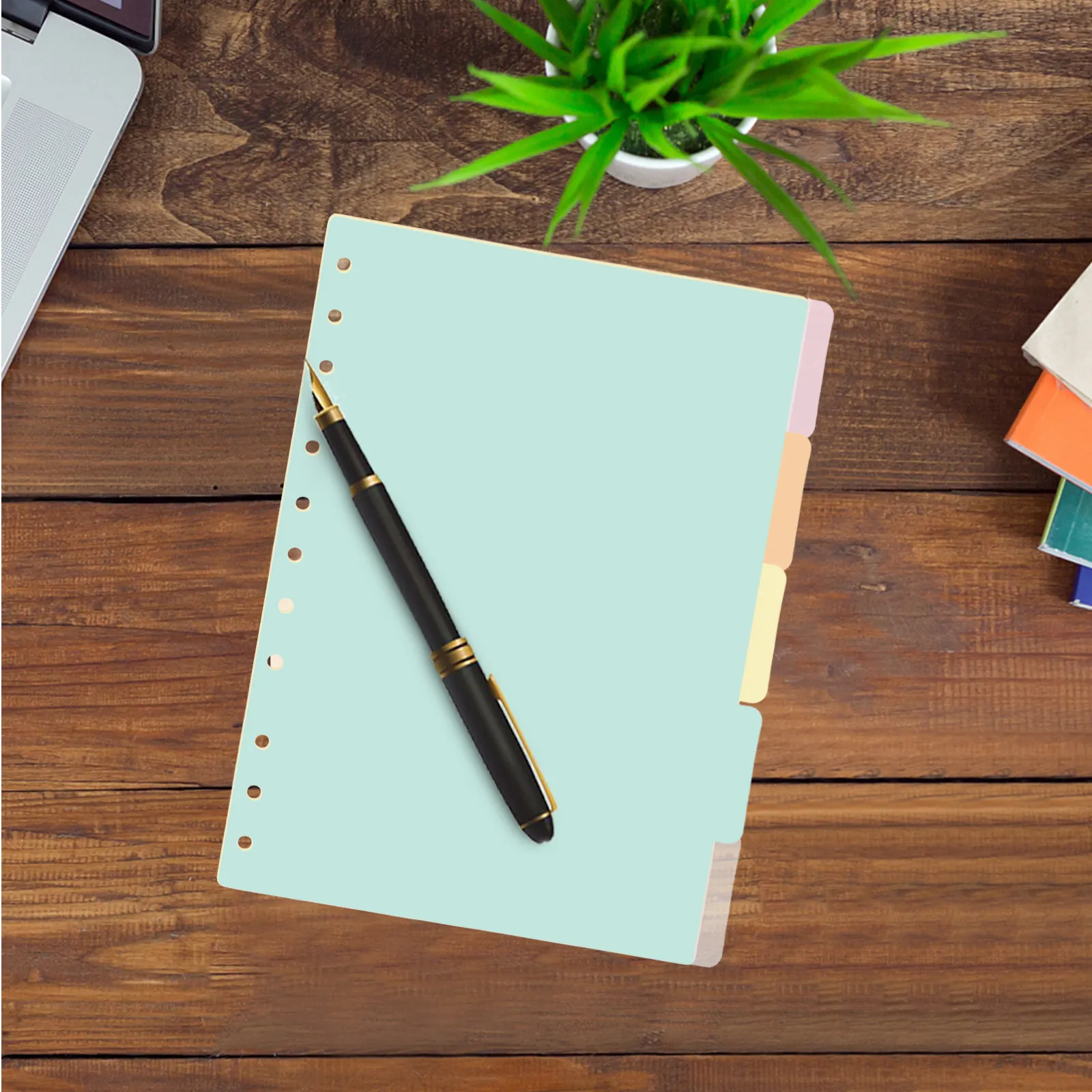 

Набор из 5 пластиковых разделителей для блокнотов B5, 11 отверстий, для организации файлов в папках, простые в использовании, яркие цвета, устойчивые к выцветанию, маркеры страниц