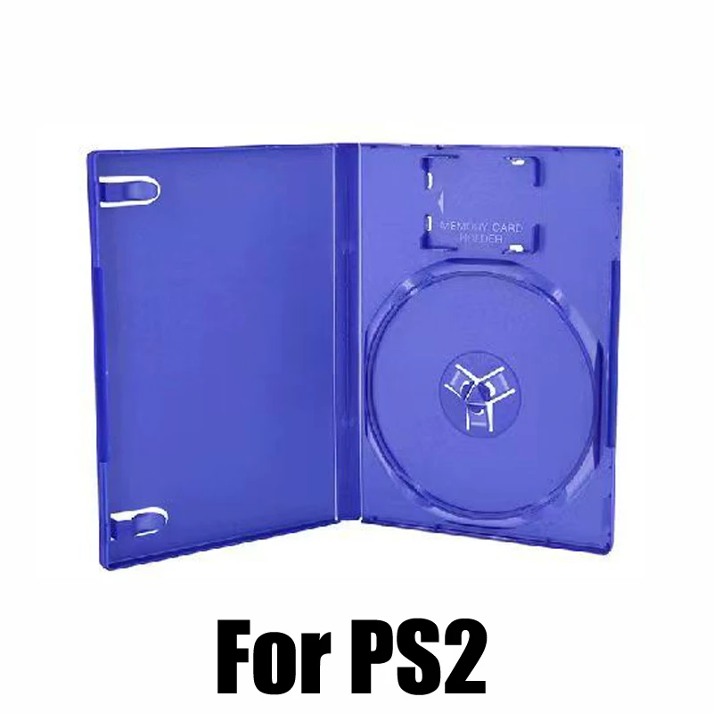 Cubierta de la caja de la máquina de la cáscara de la carcasa del color azul negro de alta calidad OEM para PS2 para la caja de CD de reemplazo de Playstation 2