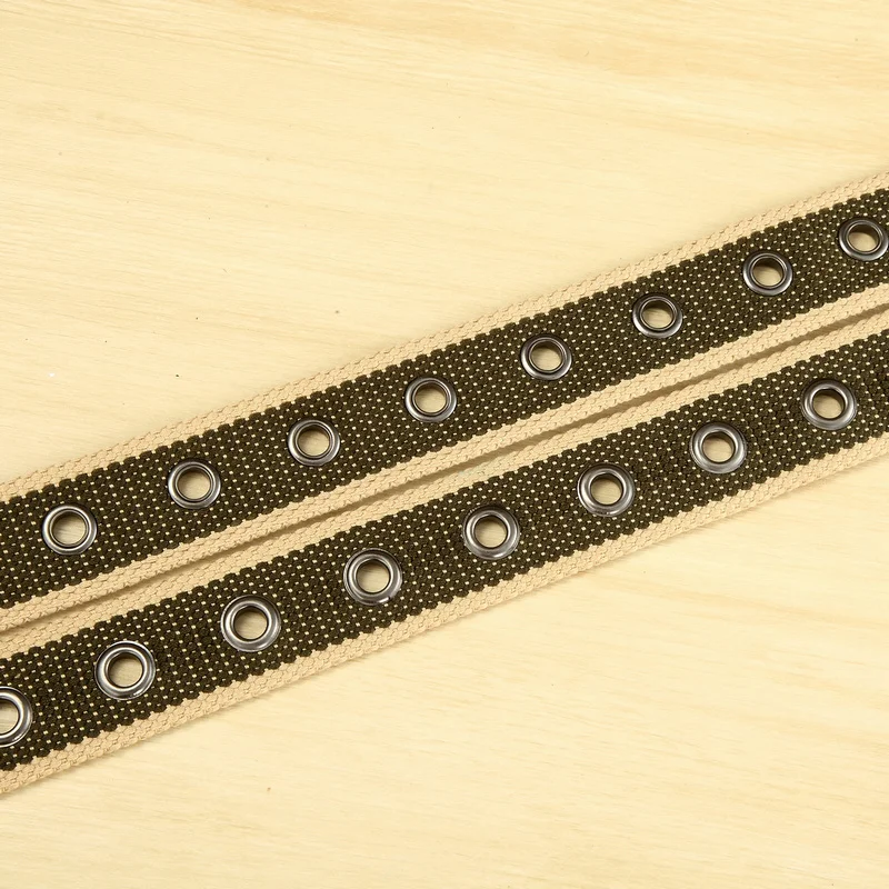 MEDYLA Canvas Belt Man Alloy Pin Buckle Stripe Casual Jeans Belt Women Student Youth Quality Outdoor Belts MD813