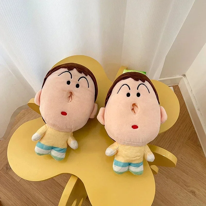 HOT 21cm Anime Crayon Shin-Chan Boochan Tissue Box Originality Plush Doll Funny Design Plush Stuffed Keychain Couple Bag Pendant