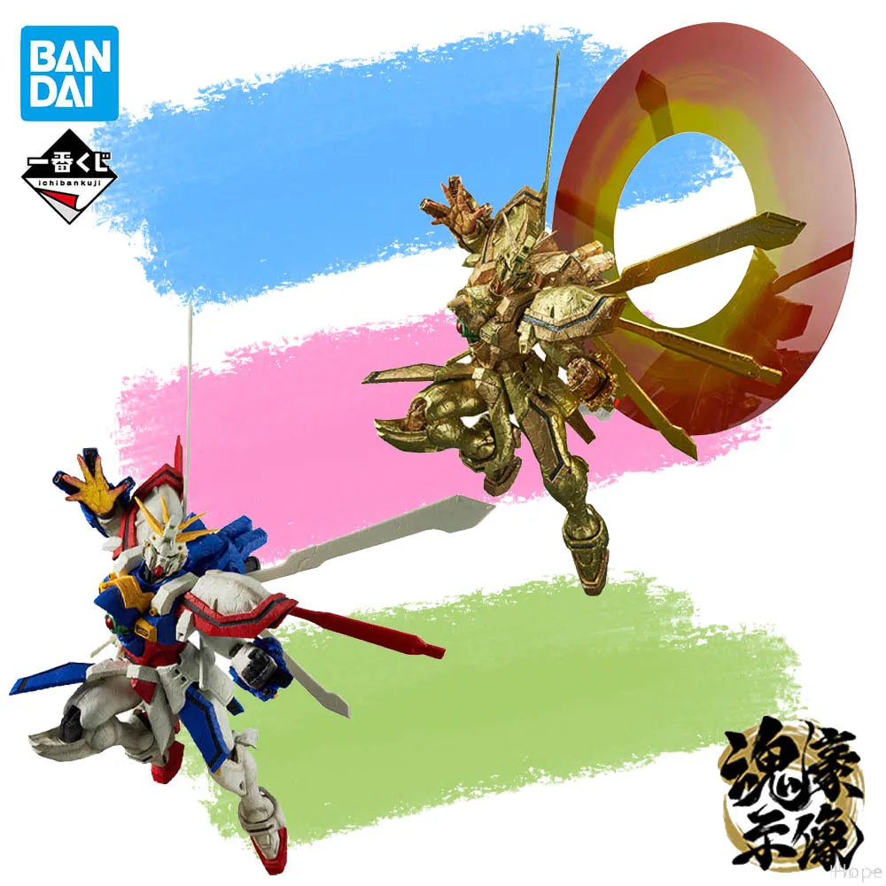 

В наличии оригинальный BANDAI Ichiban Kuji Mobile Fighter G Gundam 30-летие God Gundam Рисунок Аниме Модель Подлинная игрушка в штучной упаковке