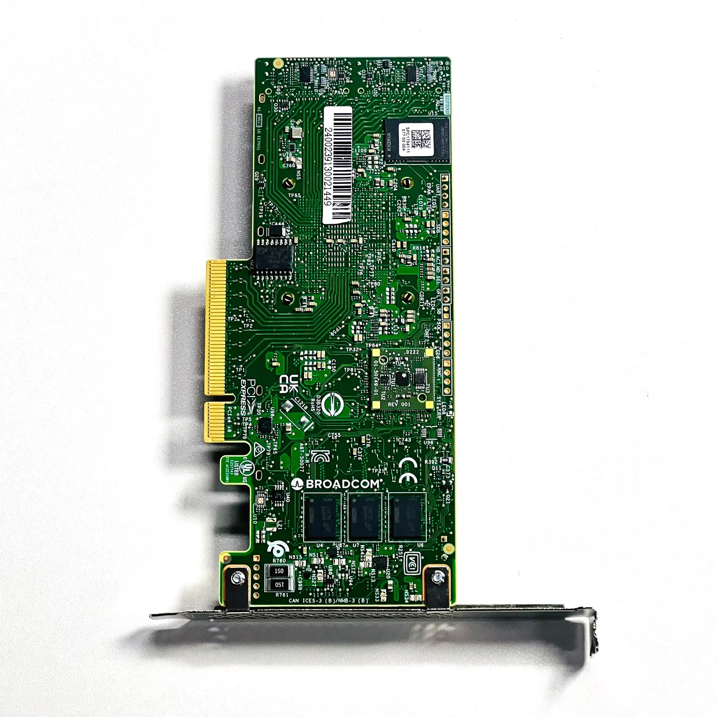 HBA 9560-16i Pengontrol penyimpanan Tri-Mode SATA 6 Gb/s / SAS 12 Gb/s / PCIe