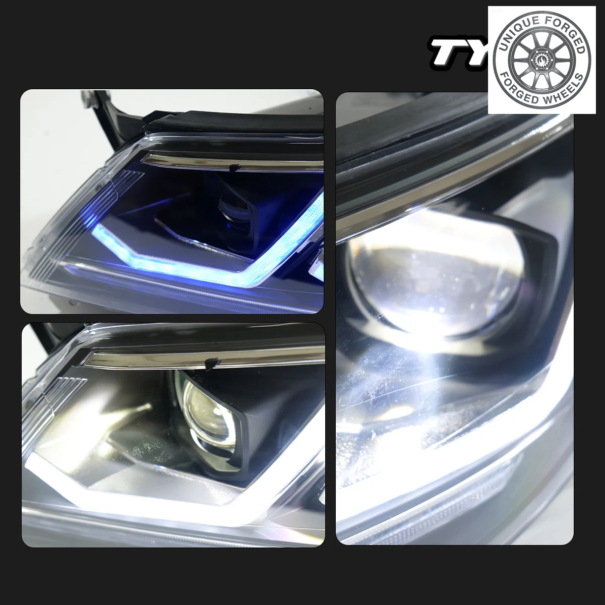 

Фары BC для Tiguan 2007-2012: Обновленные, модифицированные под новые динамические ДХО и светодиодные указатели поворота, автоаксессуары