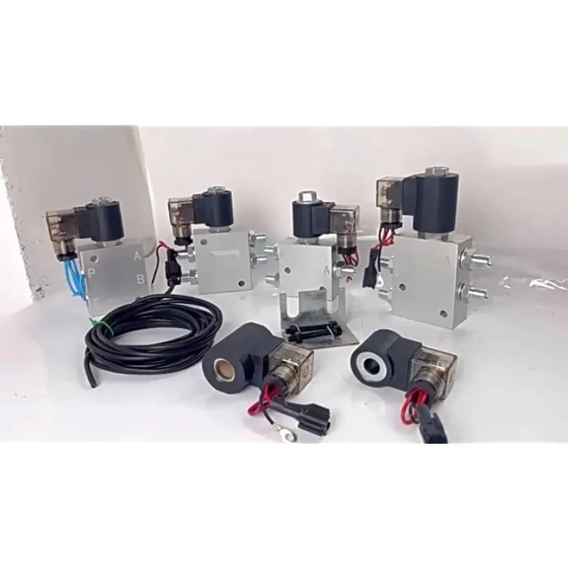 حفارة التغيير السريع موصل صمام الملف اللولبي الهيدروليكي 12 فولت و 24 فولت موصل سريع اسطوانة ملحقات صمام أحادي الاتجاه